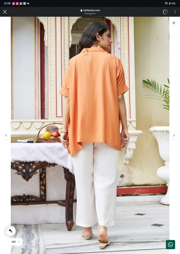 Orange_Embroidered_Kurta_Set_for_Women