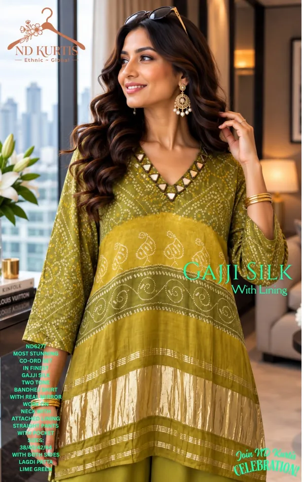 Olive_Gajji_Silk_Mirror_Work_Co_Ord_Set_for_Women
