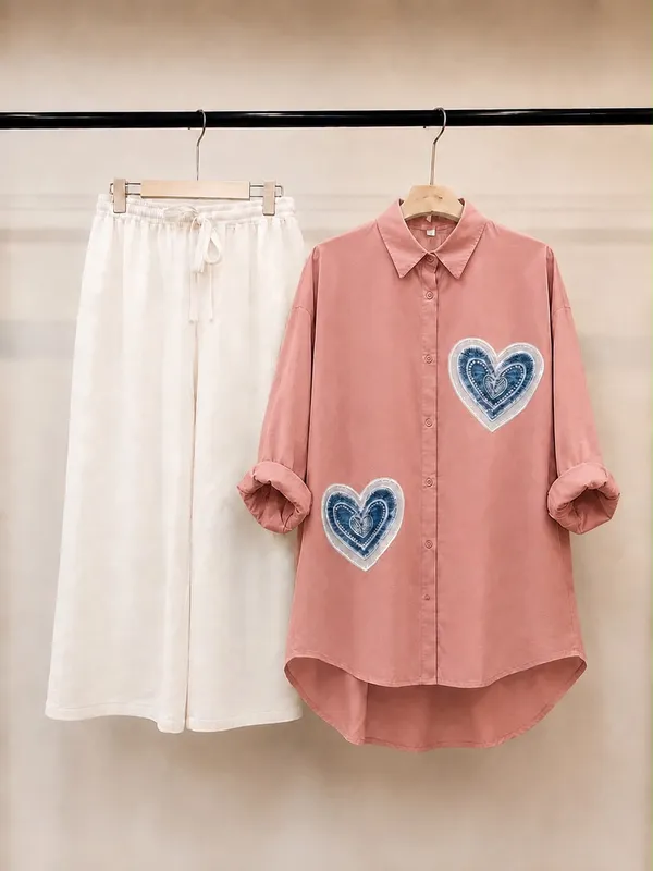 Pink_Shirt_And_White_Palazzo_Co_Ord_Set_For_Women