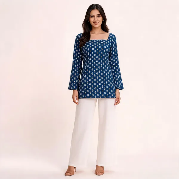 Blue_Printed_Straight_Fit_Kurta_Set_for_Women