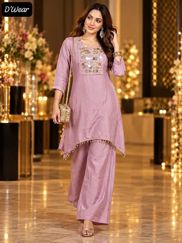 Pink_Chinon_Co-Ord_Set_For_Women