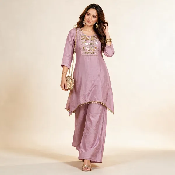 Pink_Chinon_Co-Ord_Set_For_Women