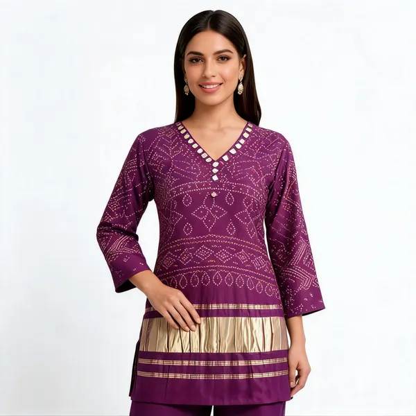 Purple_Gajji_Silk_Printed_Co_Ord_Set_For_Women