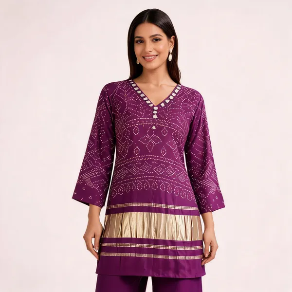 Purple_Gajji_Silk_Printed_Co_Ord_Set_For_Women