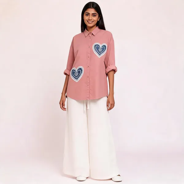 Pink_Shirt_And_White_Palazzo_Co_Ord_Set_For_Women