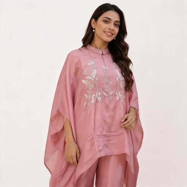 Pink_Embroidered_Kaftan_Kurta_Set_for_Women