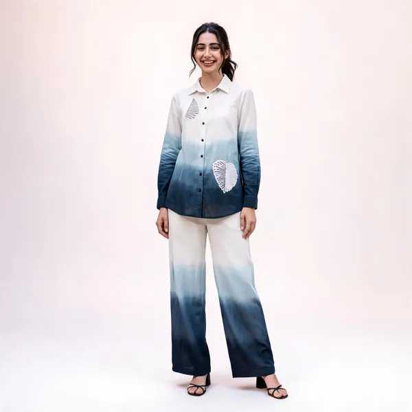 White_Gradient_Relaxed_Fit_Co-Ord_Set_for_Women