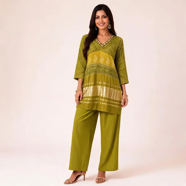 Olive_Gajji_Silk_Mirror_Work_Co_Ord_Set_for_Women