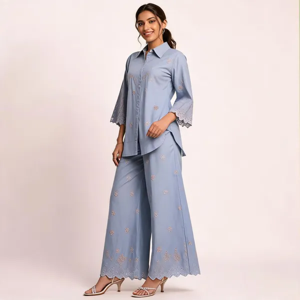 Blue_Embroidered_Relaxed_Fit_Co_Ord_Set_for_Women