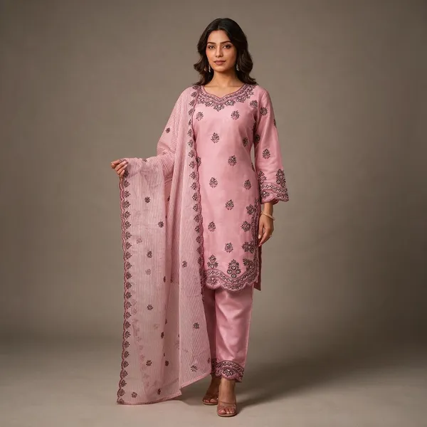 Pink_Heavy_Glass_Cotton_Embroidered_Suit_Set_For_Women