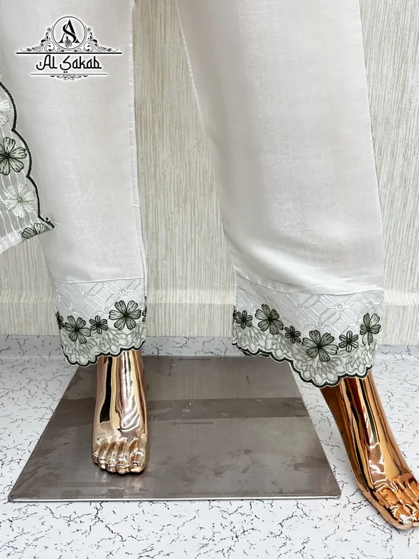 Green_Cotton_Embroidered_Cutwork_Suit_Set_For_Women