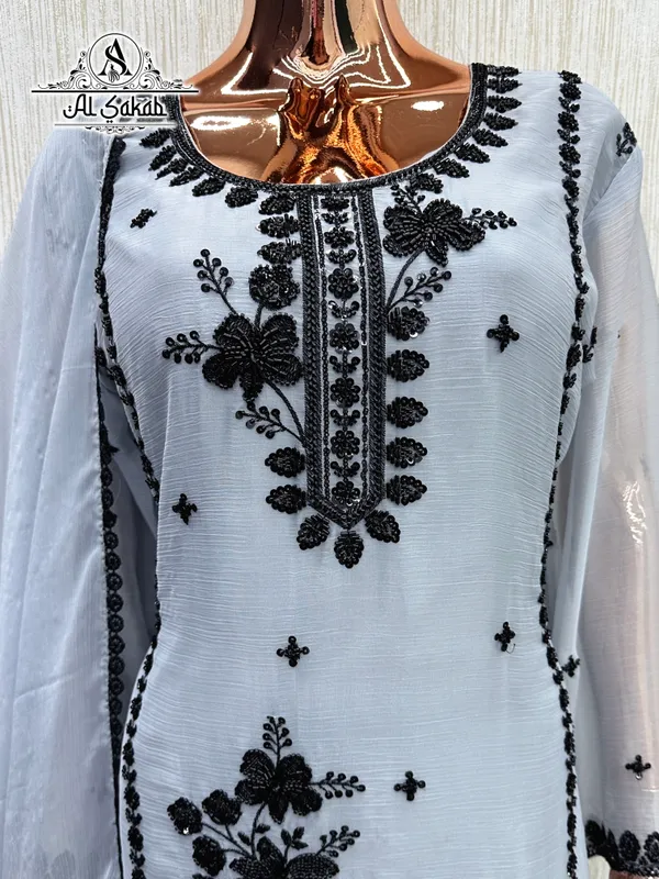Sky_Blue_Chiffon_Handwork_Embroidered_Suit_Set_For_Women