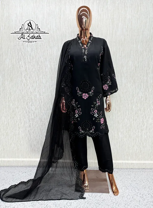 Black_Roman_Silk_Embroidered_Sequin_Cutwork_Suit_Set_For_Women