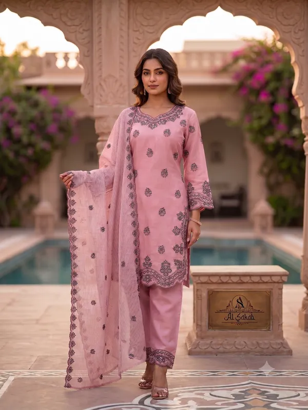 Tomato_Heavy_Glass_Cotton_Embroidered_Suit_Set_For_Women
