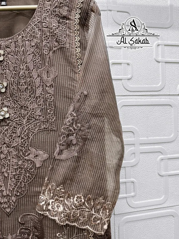 Brown_Organza_Embroidered_Cutwork_Suit_Set_For_Women