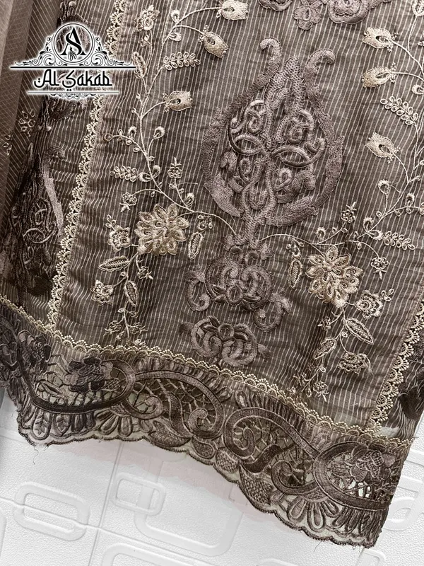 Brown_Organza_Embroidered_Cutwork_Suit_Set_For_Women