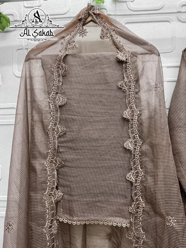 Brown_Organza_Embroidered_Cutwork_Suit_Set_For_Women