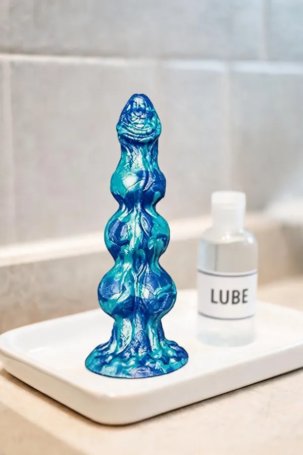 Silicone_Beginner_Knot_Dildo_8_Inch