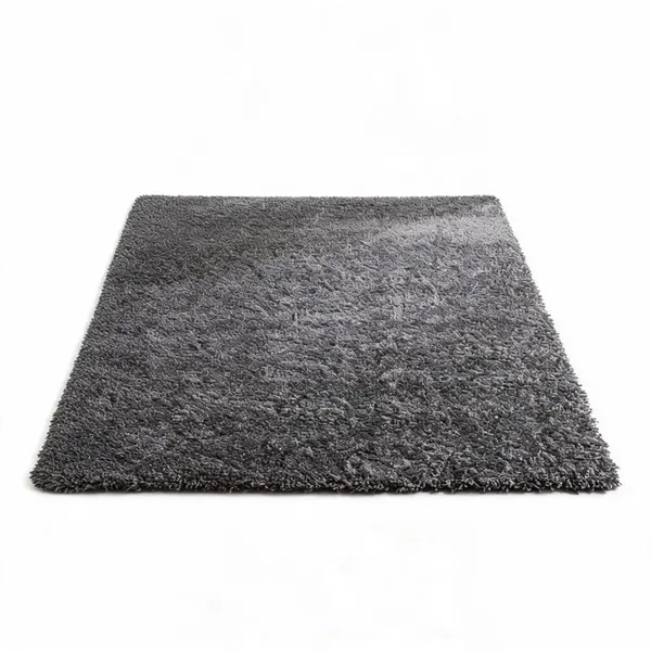 Microfiber_Shaggy_Solid_Grey_Rug