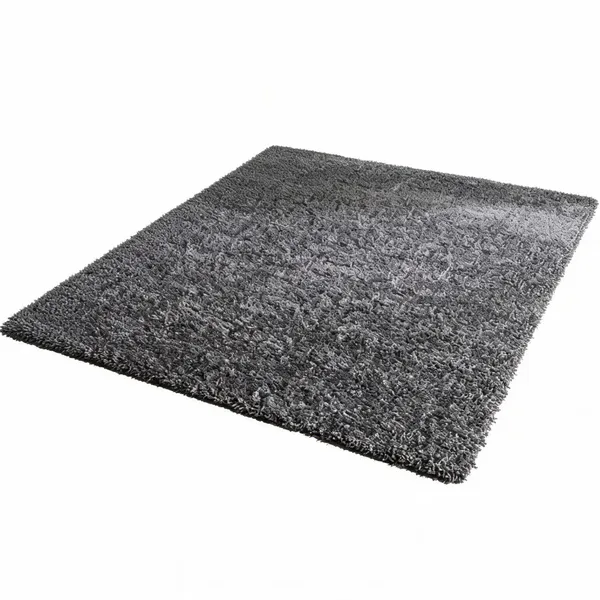 Microfiber_Shaggy_Solid_Grey_Rug