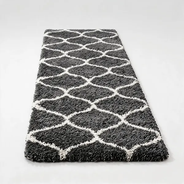 Microfiber_Shaggy_Solid_Grey_Ivory_Rectangular_Carpet