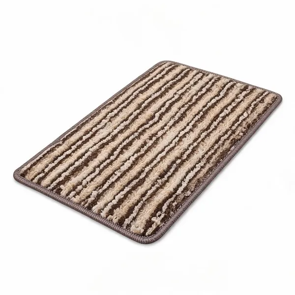 Microfiber_Shag_Solid_Beige_Door_Mat