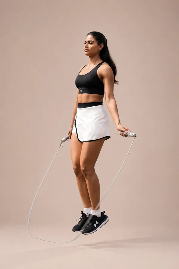 Flyyoung_Aura_Skort_White