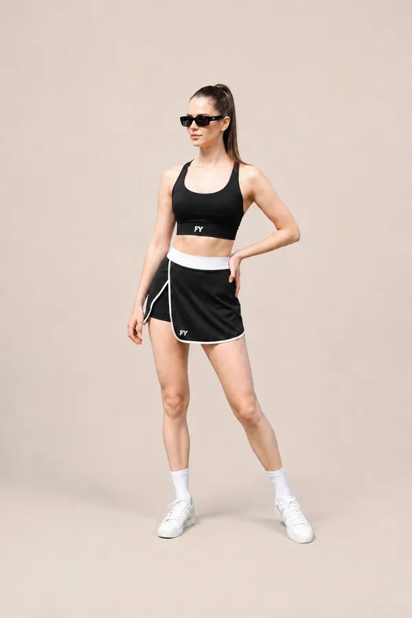 Flyyoung_Aura_Skort_Black