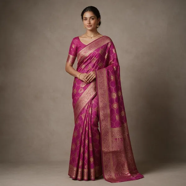 Art_Silk_Zari_Woven_Desigenr_Pallu_Saree_For_Women