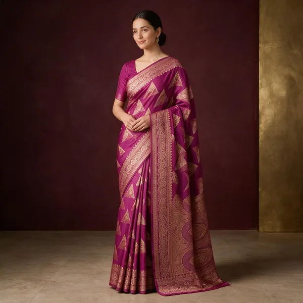Art_Silk_Zari_Woven_Desigenr_Pallu_Saree_For_Women