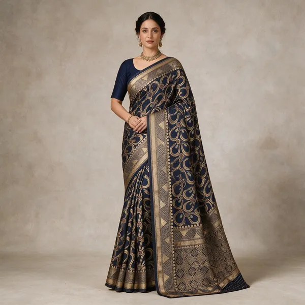 Art_Silk_Zari_Woven_Desigenr_Pallu_Saree_For_Women