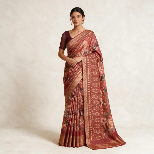 Chanderi_Cotton_Printed_Designer_Pallu_Zari_Border_Saree_For_Women