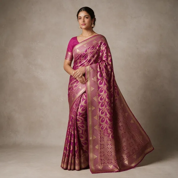 Art_Silk_Zari_Woven_Desigenr_Pallu_Saree_For_Women