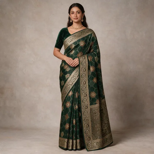 Art_Silk_Zari_Woven_Desigenr_Pallu_Saree_For_Women