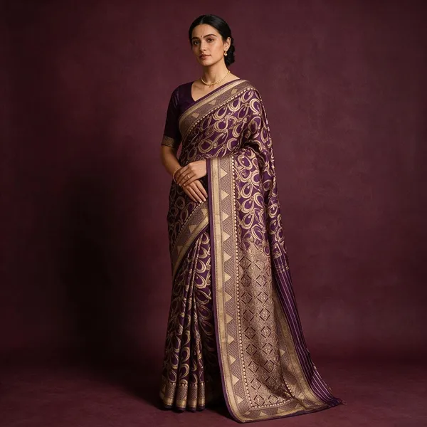 Art_Silk_Zari_Woven_Desigenr_Pallu_Saree_For_Women