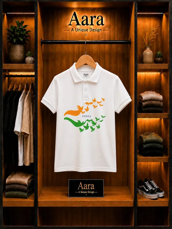 White_Casual_T-Shirt_For_Kids