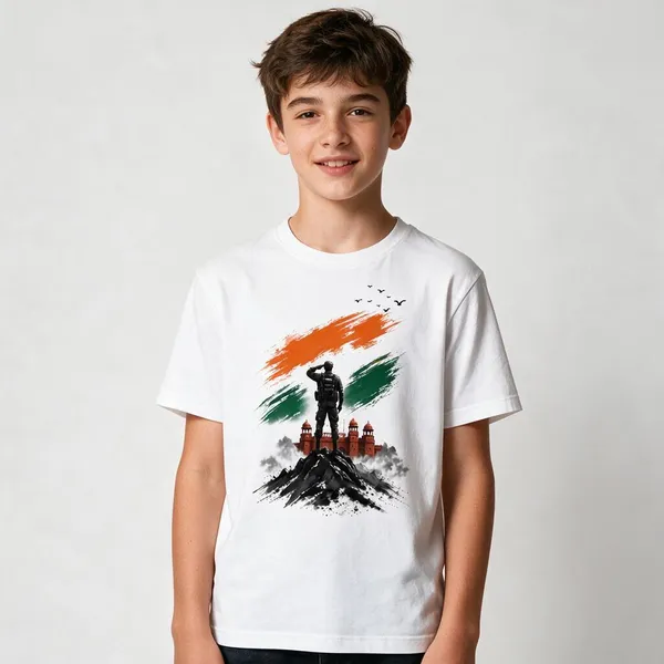 White_Graphic_Print_T-Shirt_For_Kids