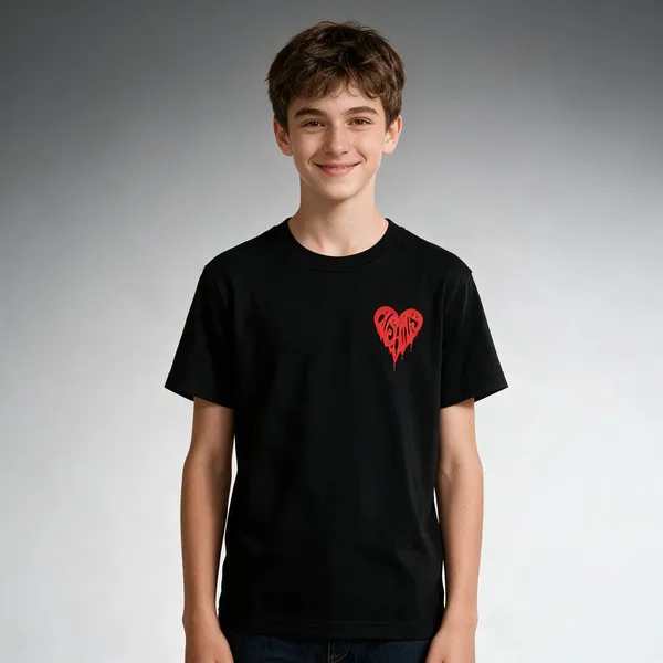 Black_Graphic_Crew_Neck_T-Shirt_For_Kids
