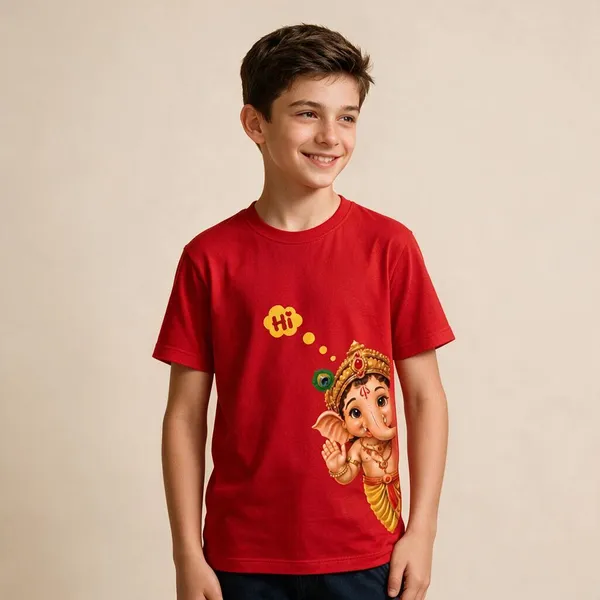 Red_Printed_Regular_Fit_T-Shirt_For_Kids