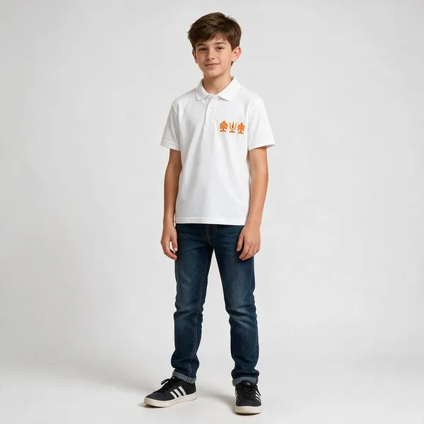 White_Cotton_Polo_T-Shirt_For_Kids