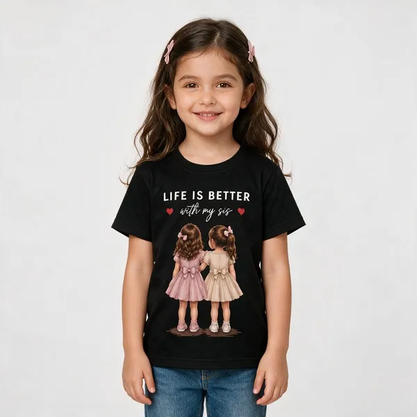 Black_Graphic_Print_T-Shirt_For_Girls