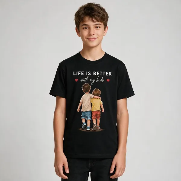 Black_Graphic_Print_Crew_Neck_T-Shirt_For_Kids