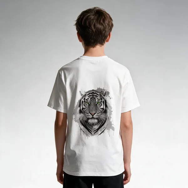White_Graphic_Print_T-Shirt_For_Kids