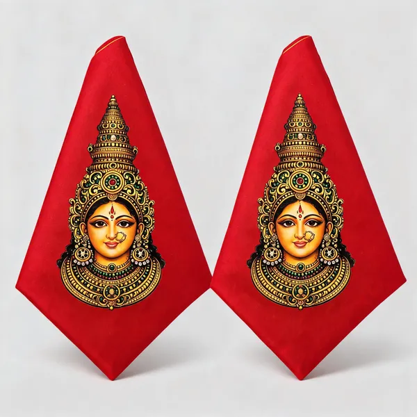 Red_Fabric_Traditional_Goddess_Print_Wall_Hanging_-_Pack_Of_2