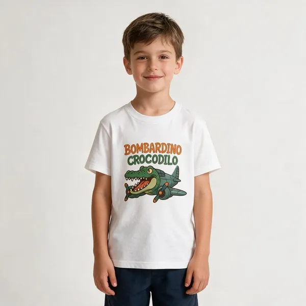 White_Graphic_Print_T-Shirt_For_Kids
