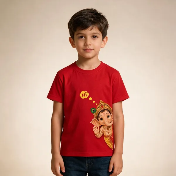 Red_Graphic_Print_T-Shirt_For_Kids