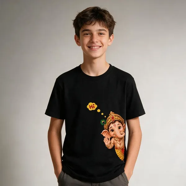 Black_Graphic_Print_T-Shirt_For_Kids