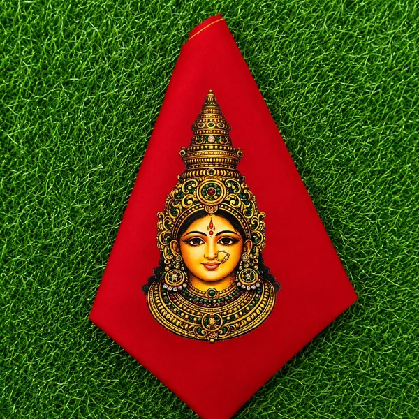 Red_Fabric_Traditional_Goddess_Print_Wall_Hanging_-_Pack_Of_2
