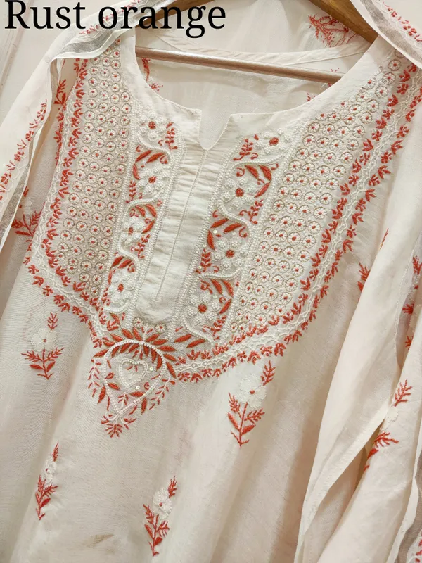 Cream_Embroidered_Straight_Kurta_Set_For_Women