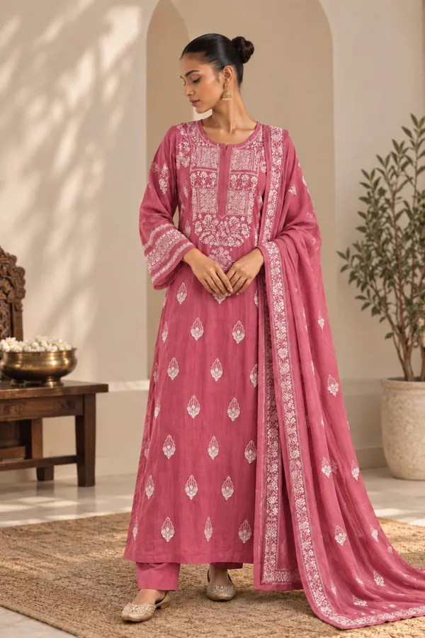 Pink_Printed_Straight_Kurta_Set_For_Women